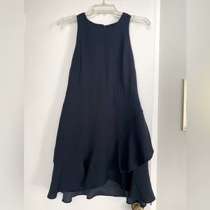 Banana Republic Navy Flounce Dress